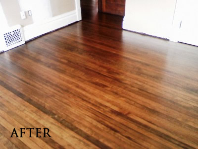 Douglas fir stained Special Walnut