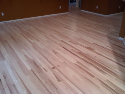 Installed new hickory in North Liberty