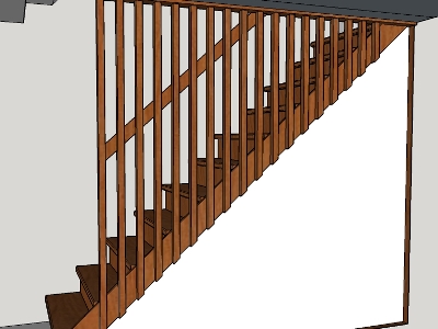 Sketchup model of staircase