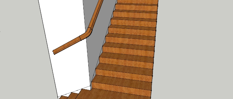 Traditional Tangent Handrail